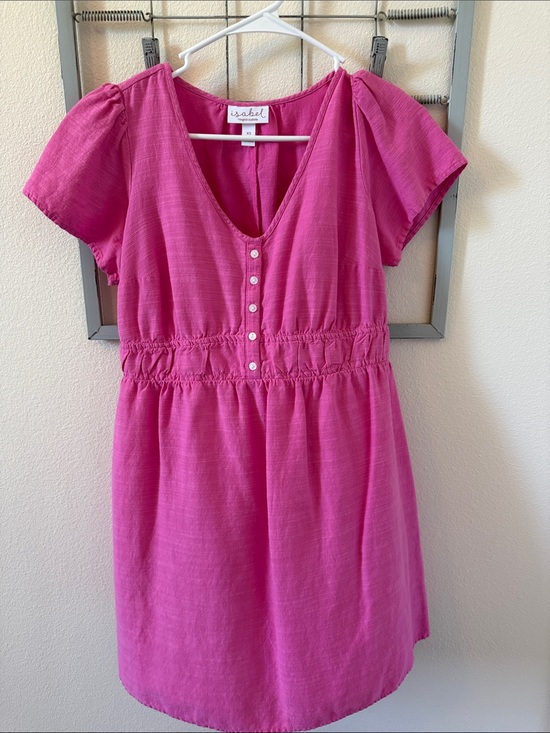 Isabel Maternity by Ingrid & Isabel Dresses & Skirts - Isabel Maternity by Ingrid & Isabel Bright Pink Scoop Neck Top